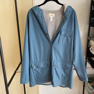 Marine Layer Kelly Classic Rain Coat -Blue